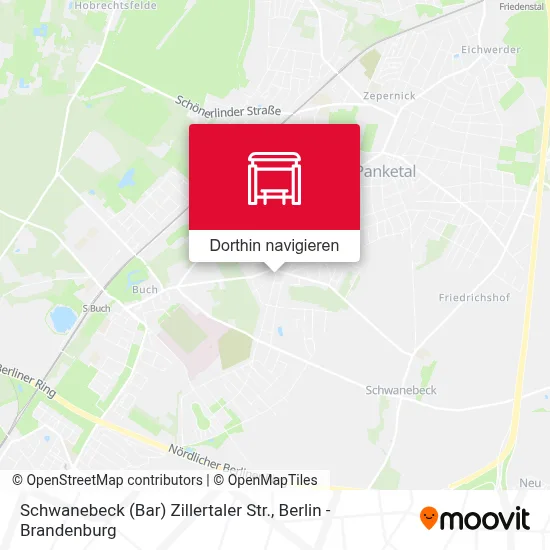 Schwanebeck (Bar) Zillertaler Str. Karte