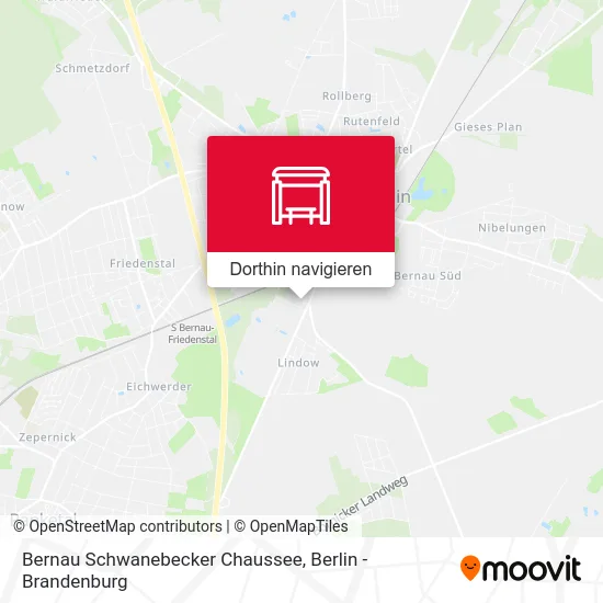 Bernau Schwanebecker Chaussee Karte