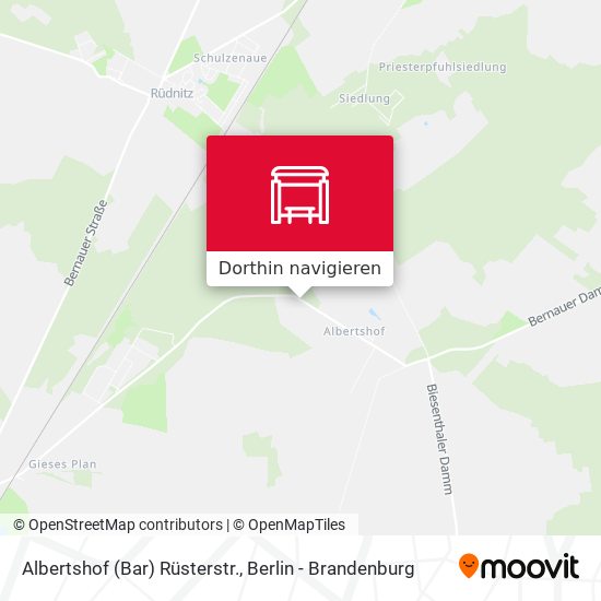 Albertshof (Bar) Rüsterstr. Karte