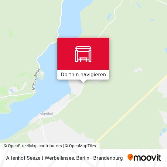Altenhof Seezeit Werbellinsee Karte