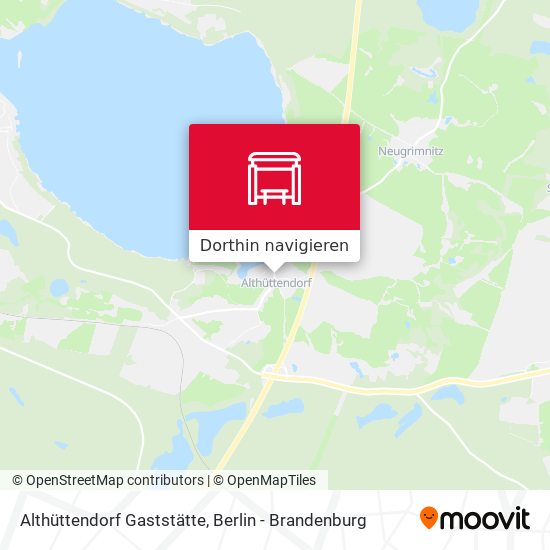Althüttendorf Gaststätte Karte