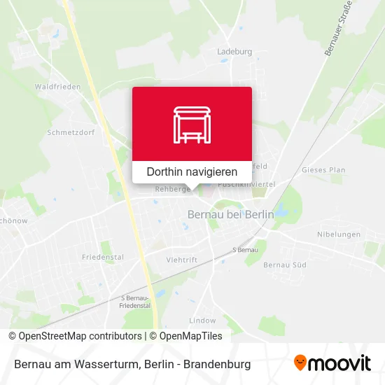 Bernau am Wasserturm Karte