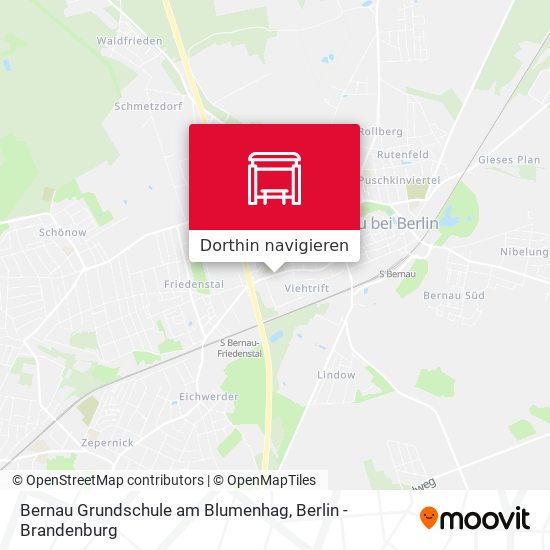 Bernau Grundschule am Blumenhag Karte