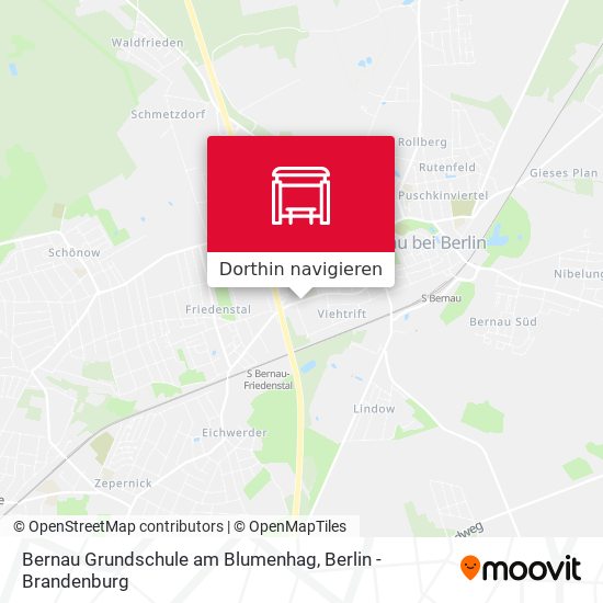 Bernau Grundschule am Blumenhag Karte