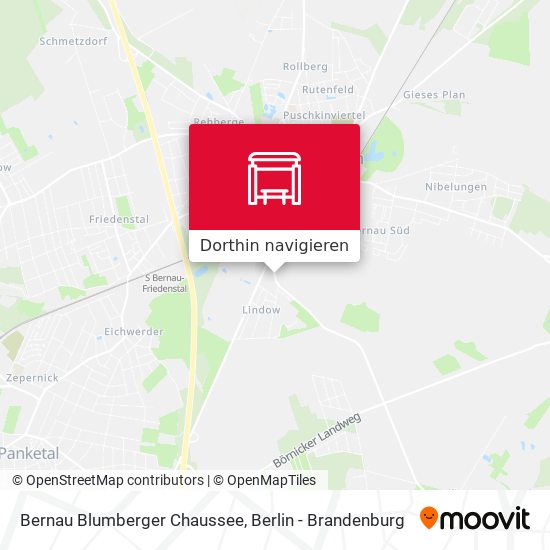 Bernau Blumberger Chaussee Karte