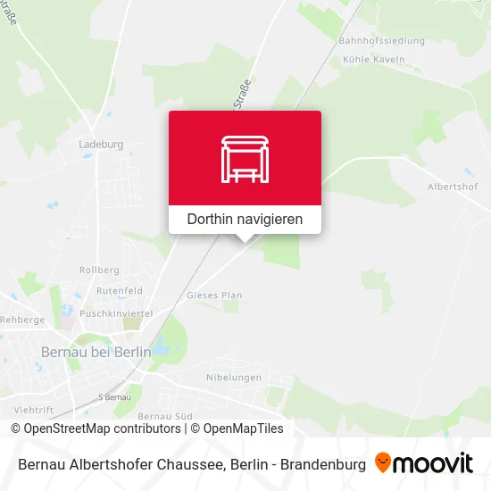 Bernau Albertshofer Chaussee Karte