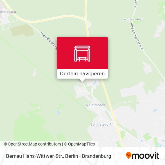 Bernau Hans-Wittwer-Str. Karte