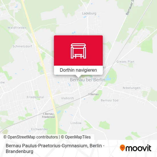 Bernau Paulus-Praetorius-Gymnasium Karte