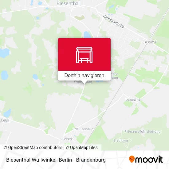 Biesenthal Wullwinkel Karte