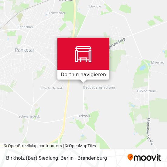 Birkholz (Bar) Siedlung Karte