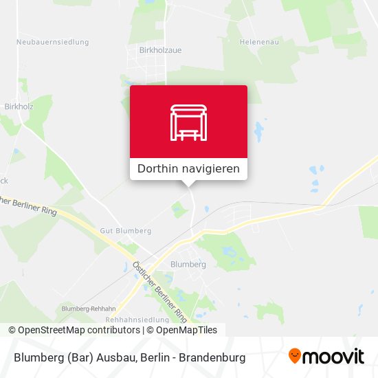 Blumberg (Bar) Ausbau Karte