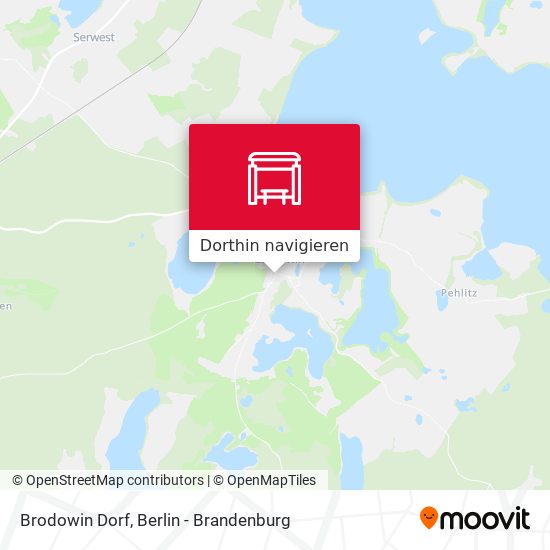 Brodowin Dorf Karte