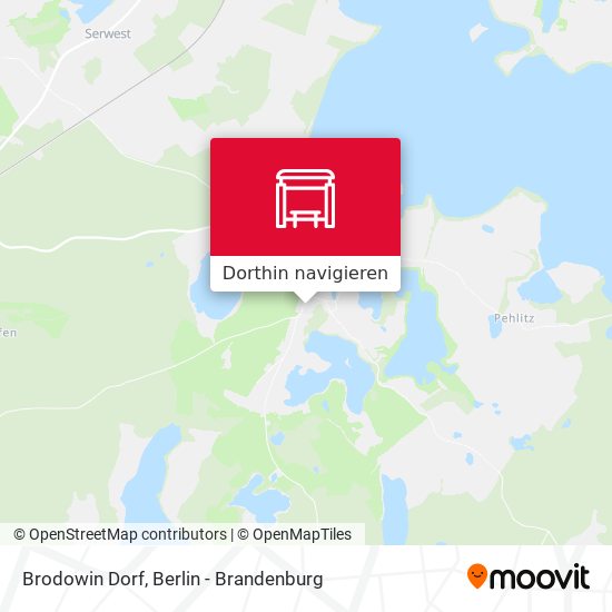 Brodowin Dorf Karte