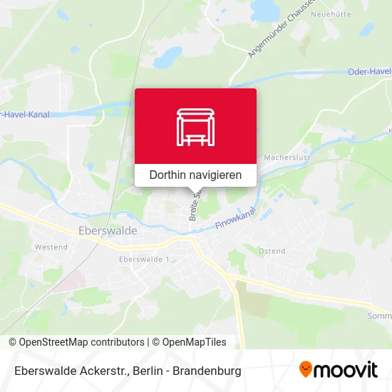 Eberswalde Ackerstr. Karte