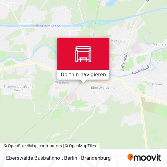 Eberswalde Busbahnhof Karte