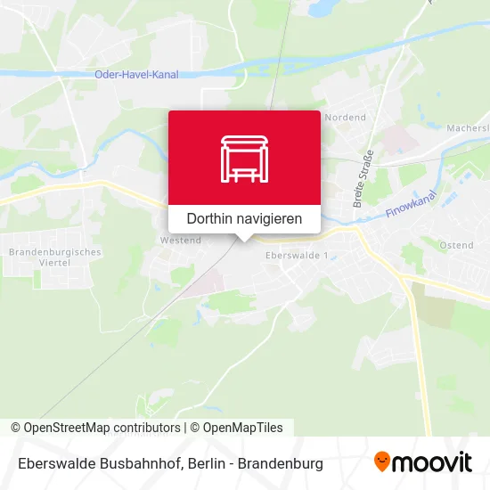 Eberswalde Busbahnhof Karte