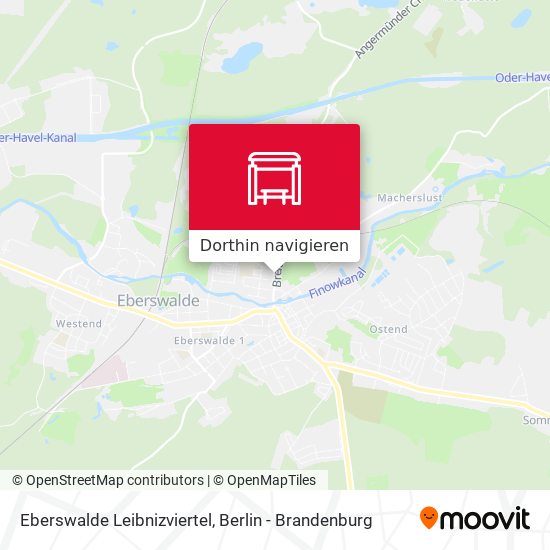 Eberswalde Leibnizviertel Karte