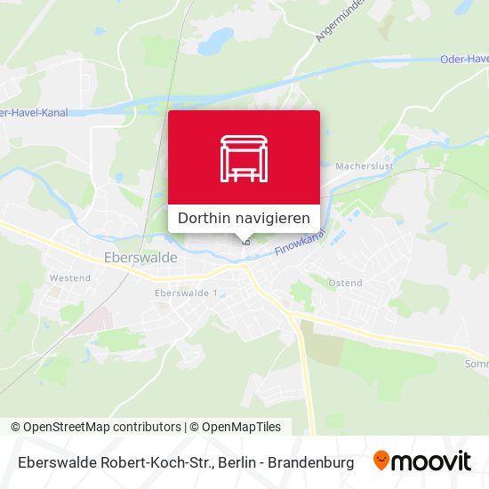 Eberswalde Robert-Koch-Str. Karte