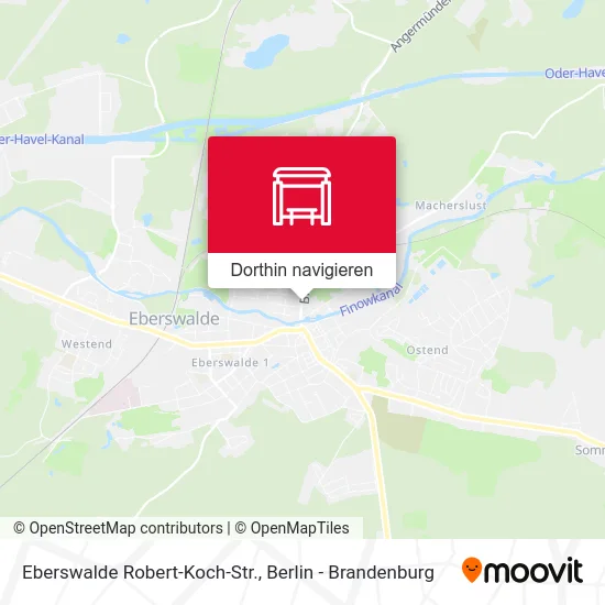 Eberswalde Robert-Koch-Str. Karte