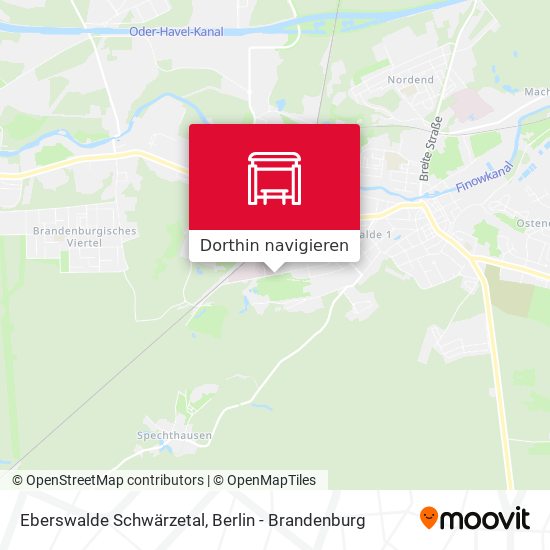 Eberswalde Schwärzetal Karte