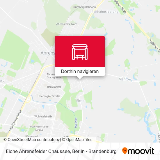 Eiche Ahrensfelder Chaussee Karte