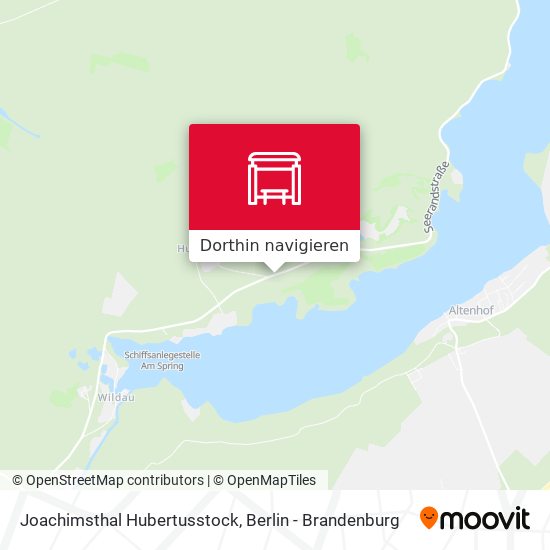 Joachimsthal Hubertusstock Karte