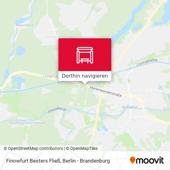Finowfurt Besters Fließ Karte