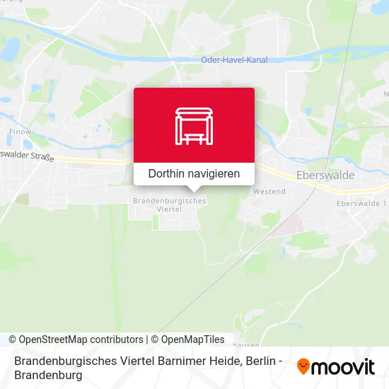 Brandenburgisches Viertel Barnimer Heide Karte