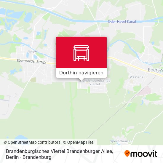 Brandenburgisches Viertel Brandenburger Allee Karte
