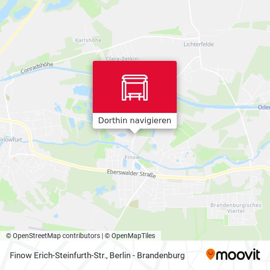 Finow Erich-Steinfurth-Str. Karte