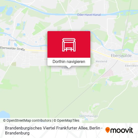 Brandenburgisches Viertel Frankfurter Allee Karte