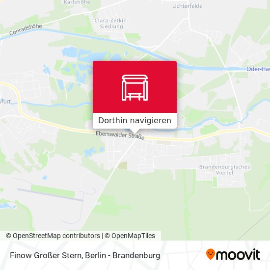 Finow Großer Stern Karte