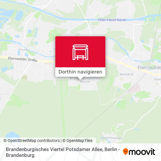 Brandenburgisches Viertel Potsdamer Allee Karte