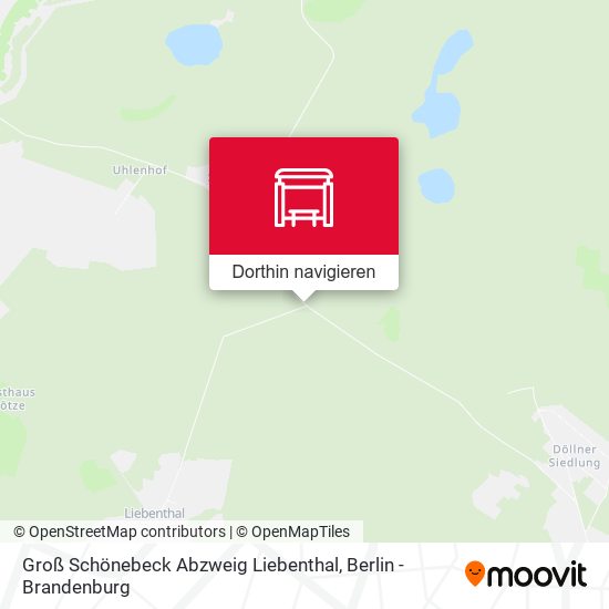 Groß Schönebeck Abzweig Liebenthal Karte
