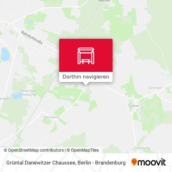 Grüntal Danewitzer Chaussee Karte