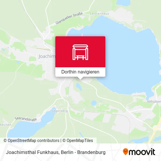 Joachimsthal Funkhaus Karte