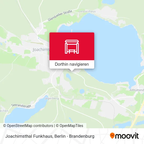 Joachimsthal Funkhaus Karte