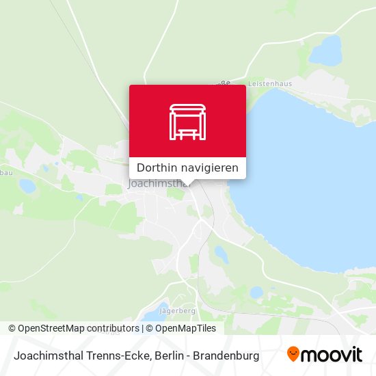 Joachimsthal Trenns-Ecke Karte
