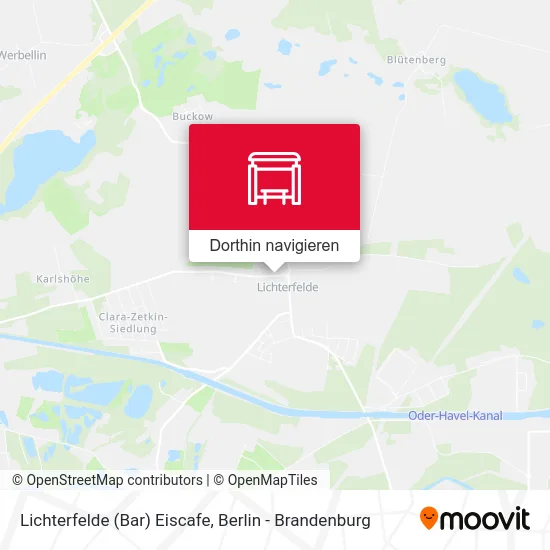 Lichterfelde (Bar) Eiscafe Karte