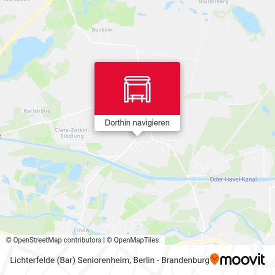 Lichterfelde (Bar) Seniorenheim Karte