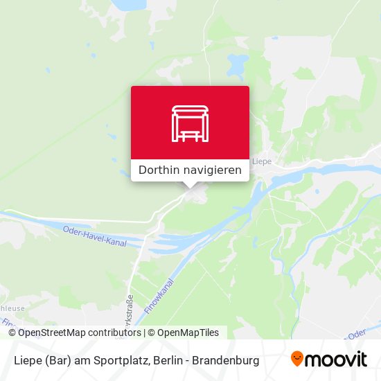 Liepe (Bar) am Sportplatz Karte