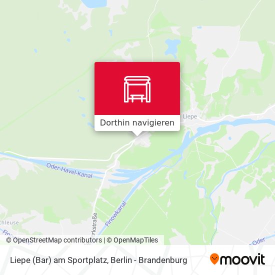 Liepe (Bar) am Sportplatz Karte