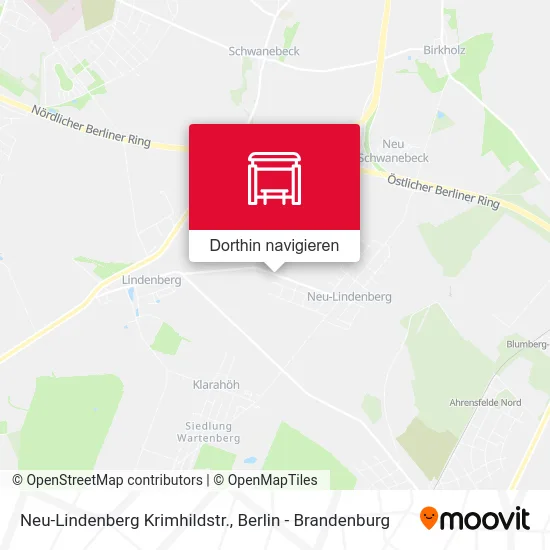 Neu-Lindenberg Krimhildstr. Karte