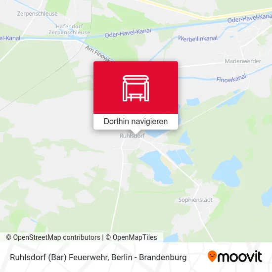 Ruhlsdorf (Bar) Feuerwehr Karte