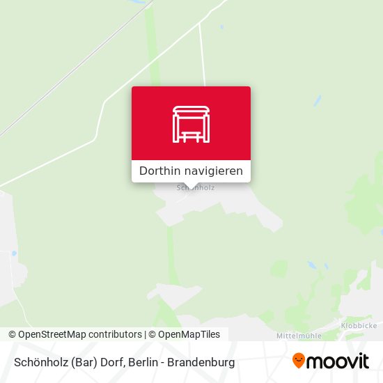 Schönholz (Bar) Dorf Karte