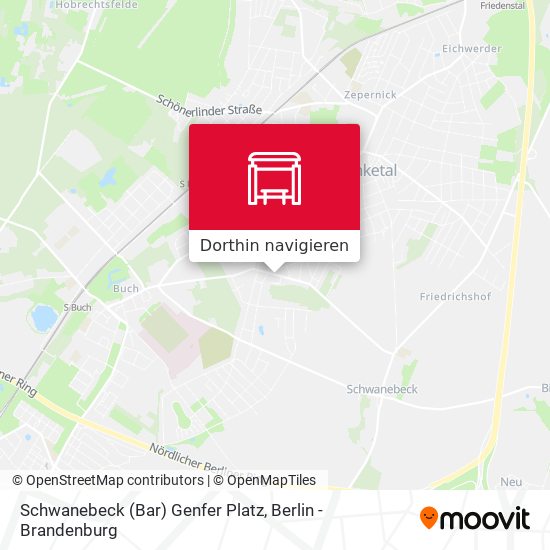 Schwanebeck (Bar) Genfer Platz Karte