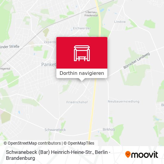 Schwanebeck (Bar) Heinrich-Heine-Str. Karte
