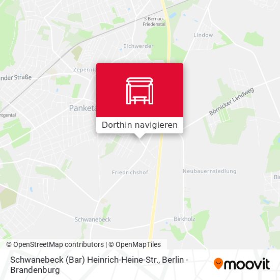 Schwanebeck (Bar) Heinrich-Heine-Str. Karte