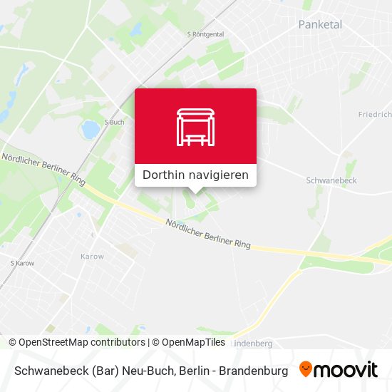 Schwanebeck (Bar) Neu-Buch Karte