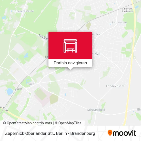 Zepernick Oberländer Str. Karte